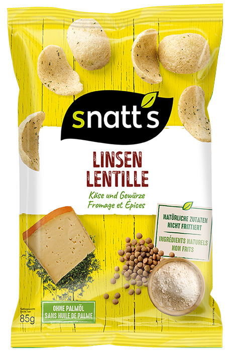 Linsen chips Käse & Kräuter – Snatt's